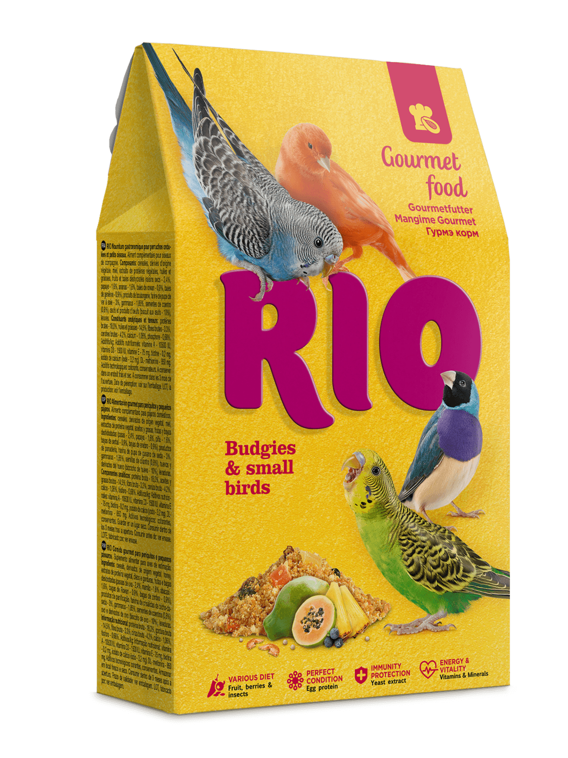 RIO RIO Gourmetfutter für Wellensittiche und andere kleine Vögel, 250 g