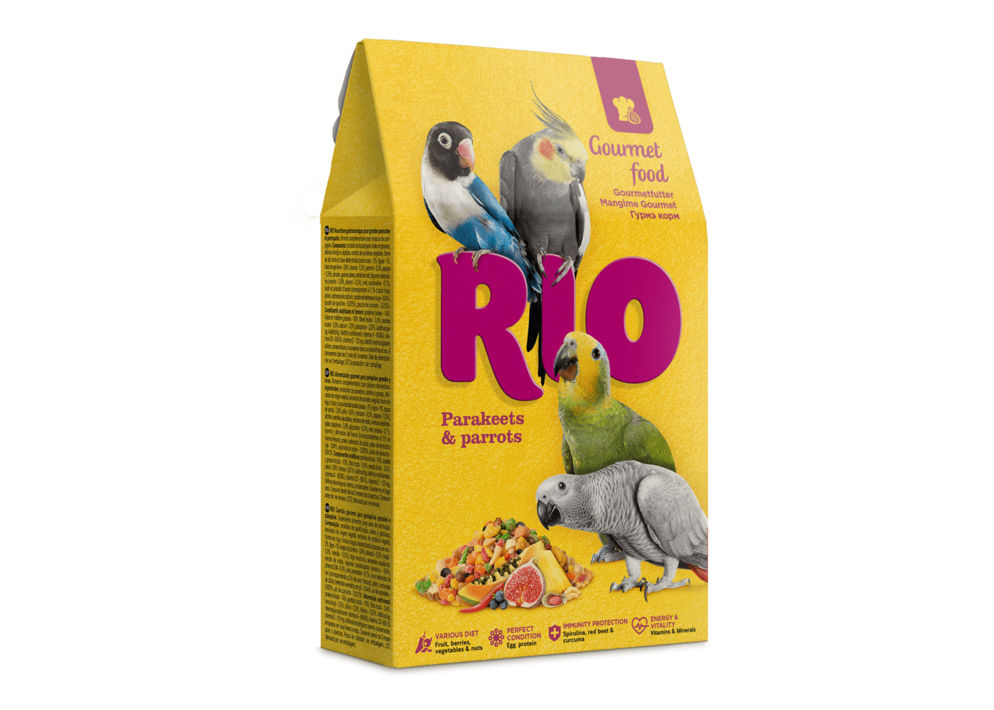 RIO RIO Aliments gourmets pour perruches et perroquets, 250 g