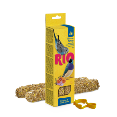 RIO RIO Sticks per parrocchetti e uccelli esotici con miele, 2x40 g