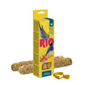 RIO RIO Sticks per parrocchetti e uccelli esotici con miele, 2x40 g