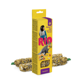 RIO RIO Sticks für Grosssittiche mit Honig und Nüssen, 2x75 g