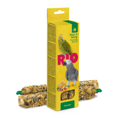 RIO RIO RIO Sticks per parrocchetti con miele e noci, 2x90 g