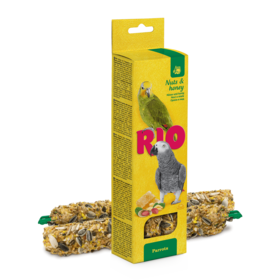 RIO RIO RIO Sticks per parrocchetti con miele e noci, 2x90 g