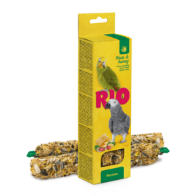RIO Sticks für Papageien mit Honig und Nüssen, 2x90 g