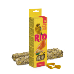 RIO RIO Bastoncini per canarini con miele e semi, 2x40 g