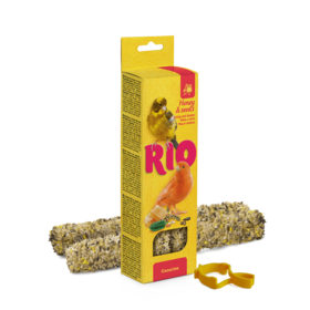 RIO RIO Bastoncini per canarini con miele e semi, 2x40 g