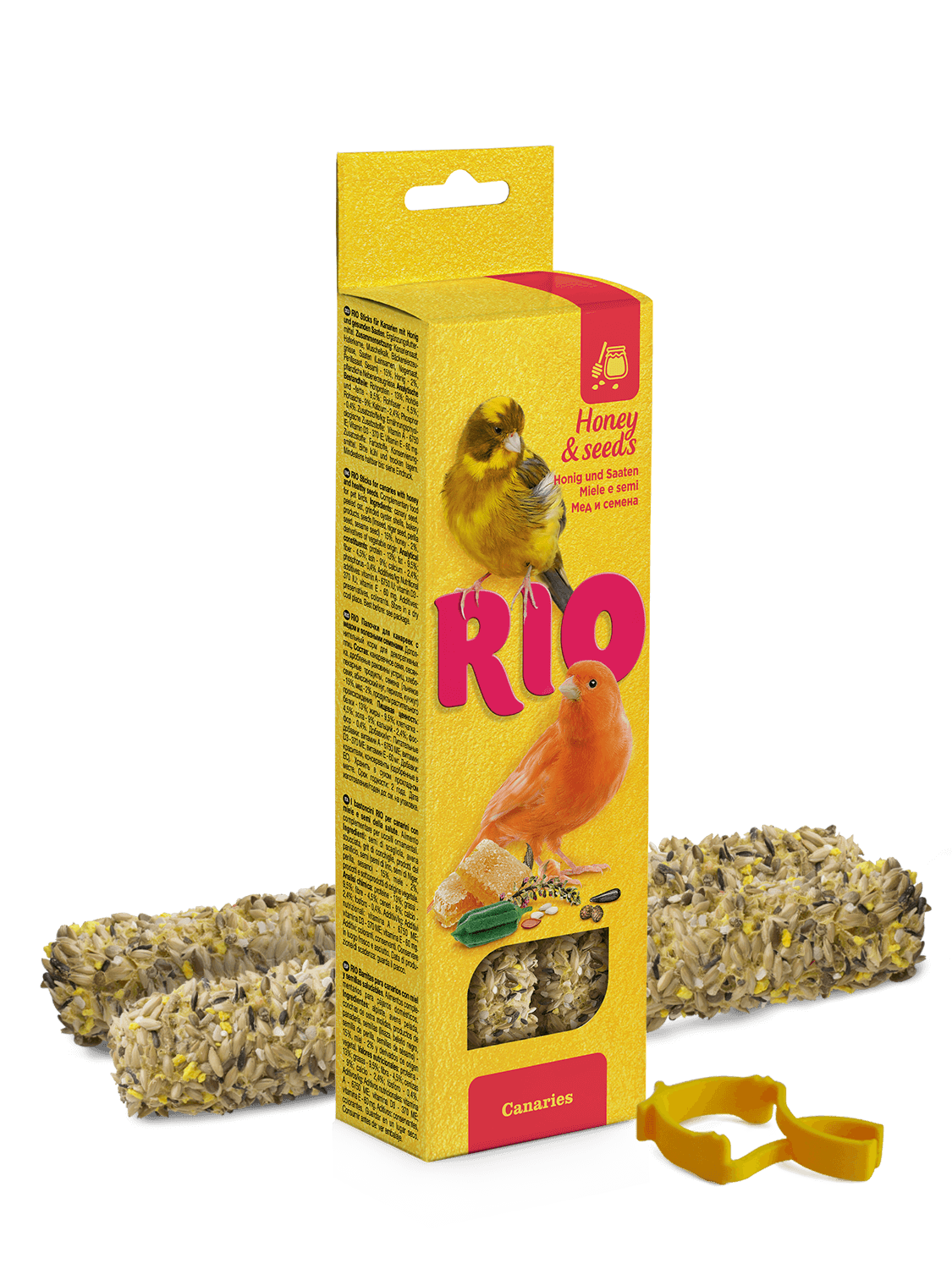 RIO RIO Sticks für Kanarien mit Honig und gesunden Saaten, 2x40 g