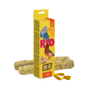 RIO RIO Sticks für alle Vögel mit Ei und Muschelkalk, 2x40 g