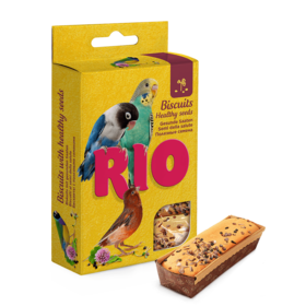 RIO Biscuits für alle Vögel mit gesunden Saaten, 5x7 g