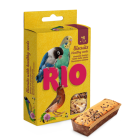 RIO RIO Biscotti con semi sani per tutti i tipi di uccelli, 5x7 g