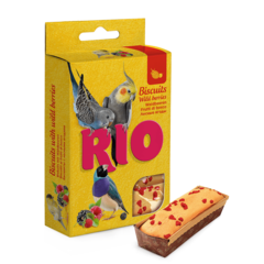 RIO RIO Biscotti con bacche selvatiche per tutti i tipi di uccelli, 5x7 g