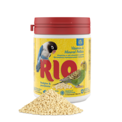 RIO RIO Vitamin & Mineral Pellets per varie specie di parrocchetti, 120 g