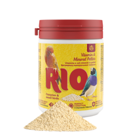 RIO RIO Vitamin & Mineral Pellets per canarini, uccelli esotici e altri piccoli uccelli, 120 g