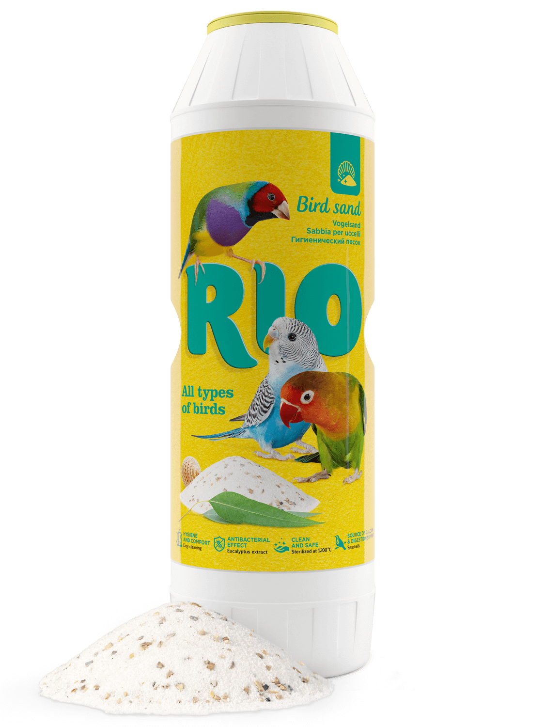 RIO RIO Sabbia per uccelli, 2 kg