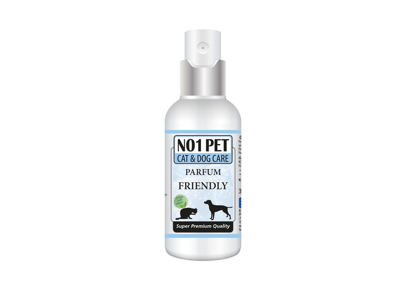 No1-pet Friendly Parfum, alcohol-free