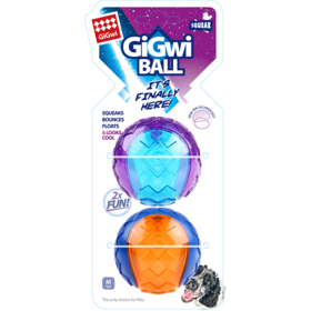 GiGwi SQUEAKER BALL Sortiment 2-PACK-M 6cm