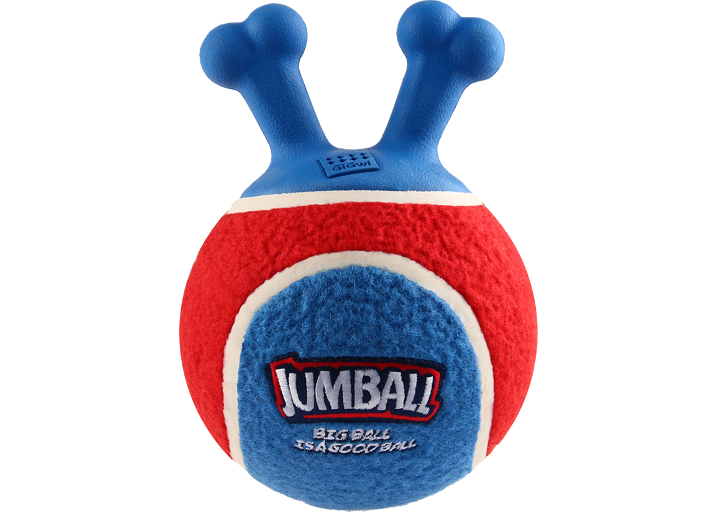 GiGwi JUMBALL Tennisball Rot/Blau 14cm