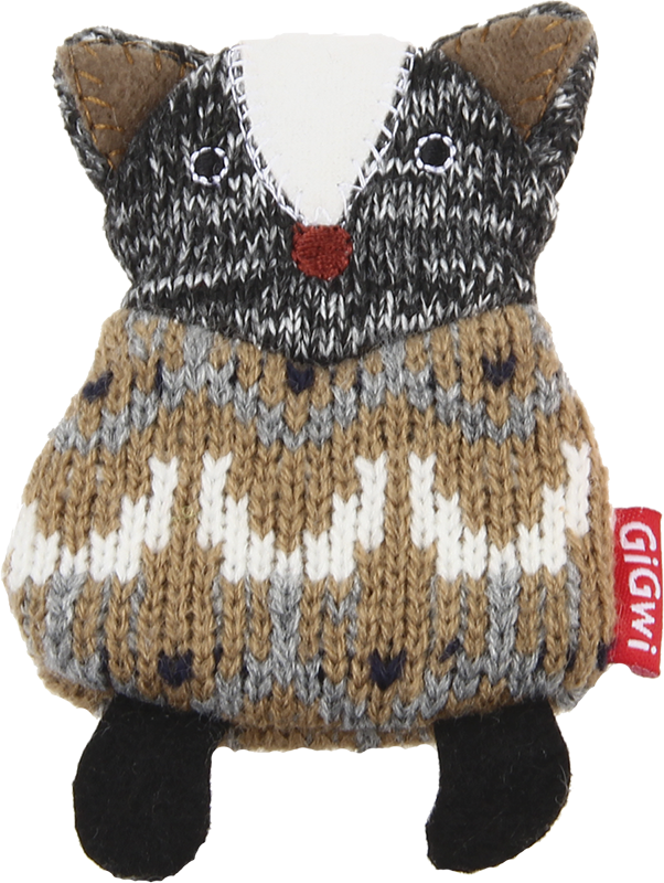 GiGwi PLUSH FRIENDZ Skunk Grey/Brown
