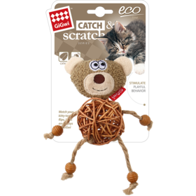 GiGwi ECO LINE Bois avec l'ours Ã  l'herbe Ã  chat