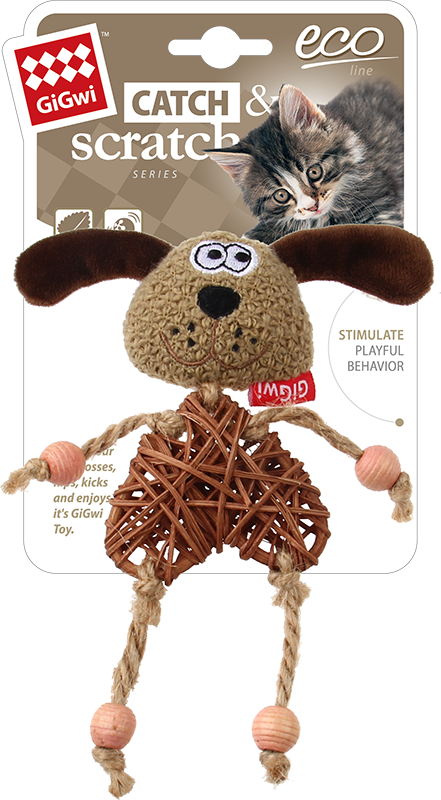 GiGwi  ECO LINE Legno con erba-gatta per cani