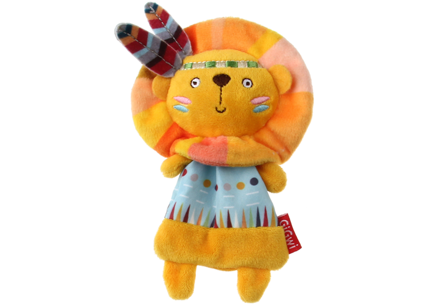 GiGwi HAPPY INDIANS Refillable Catnip Lion