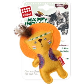 GiGwi HAPPY INDIANS Catnip Lion