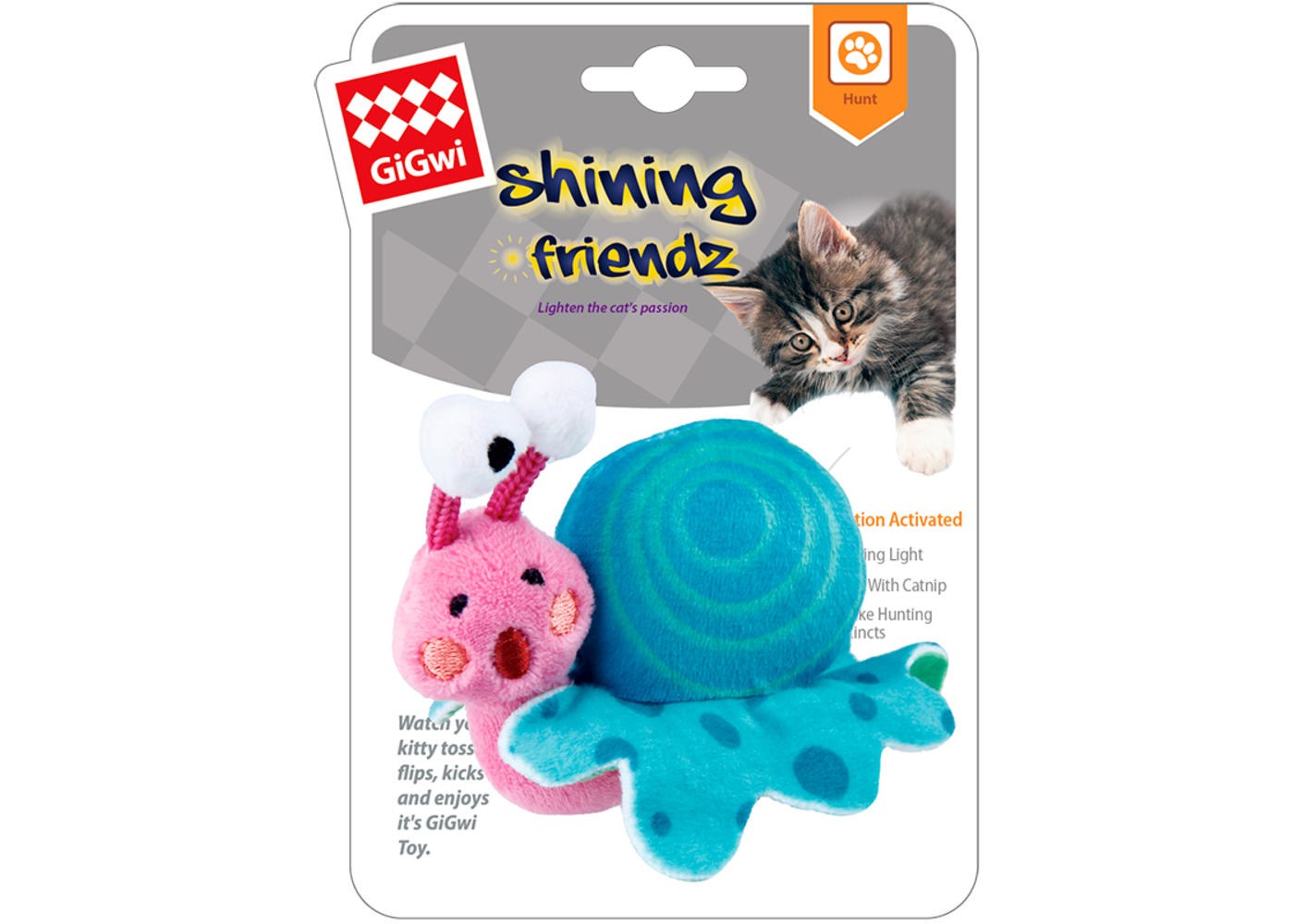 GiGwi Escargot  SHINING FRIENDZ