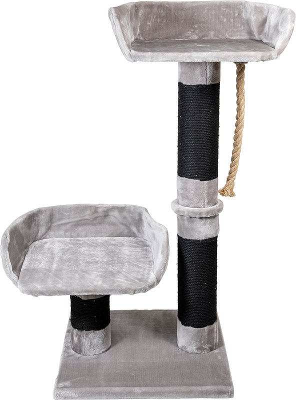 Jack & Vanilla Tiragraffi Alice Grigio-Nero-60x60x130cm