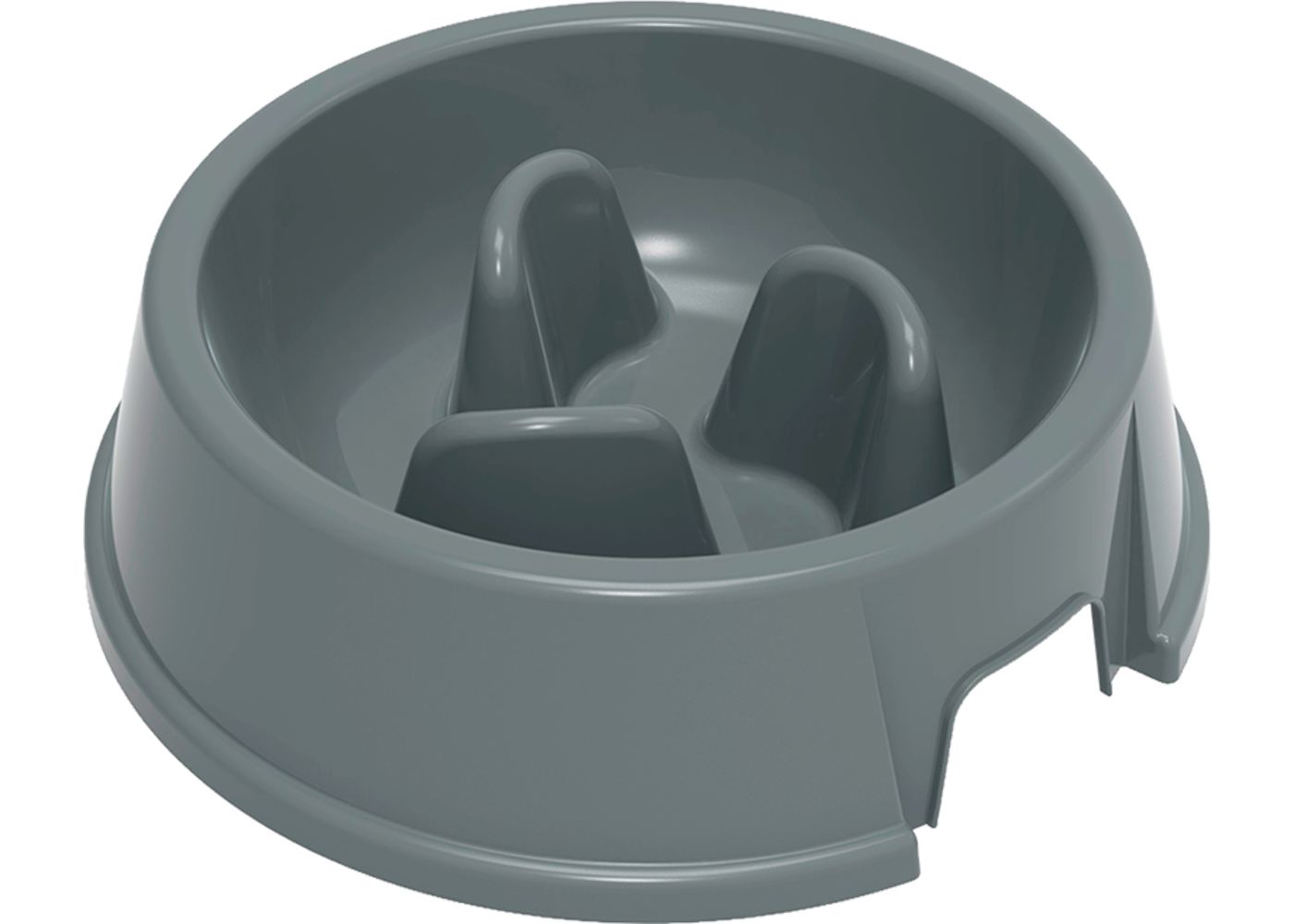 Jack & Vanilla PLASTICS Stella Slow Feed Alimentatore Grigio