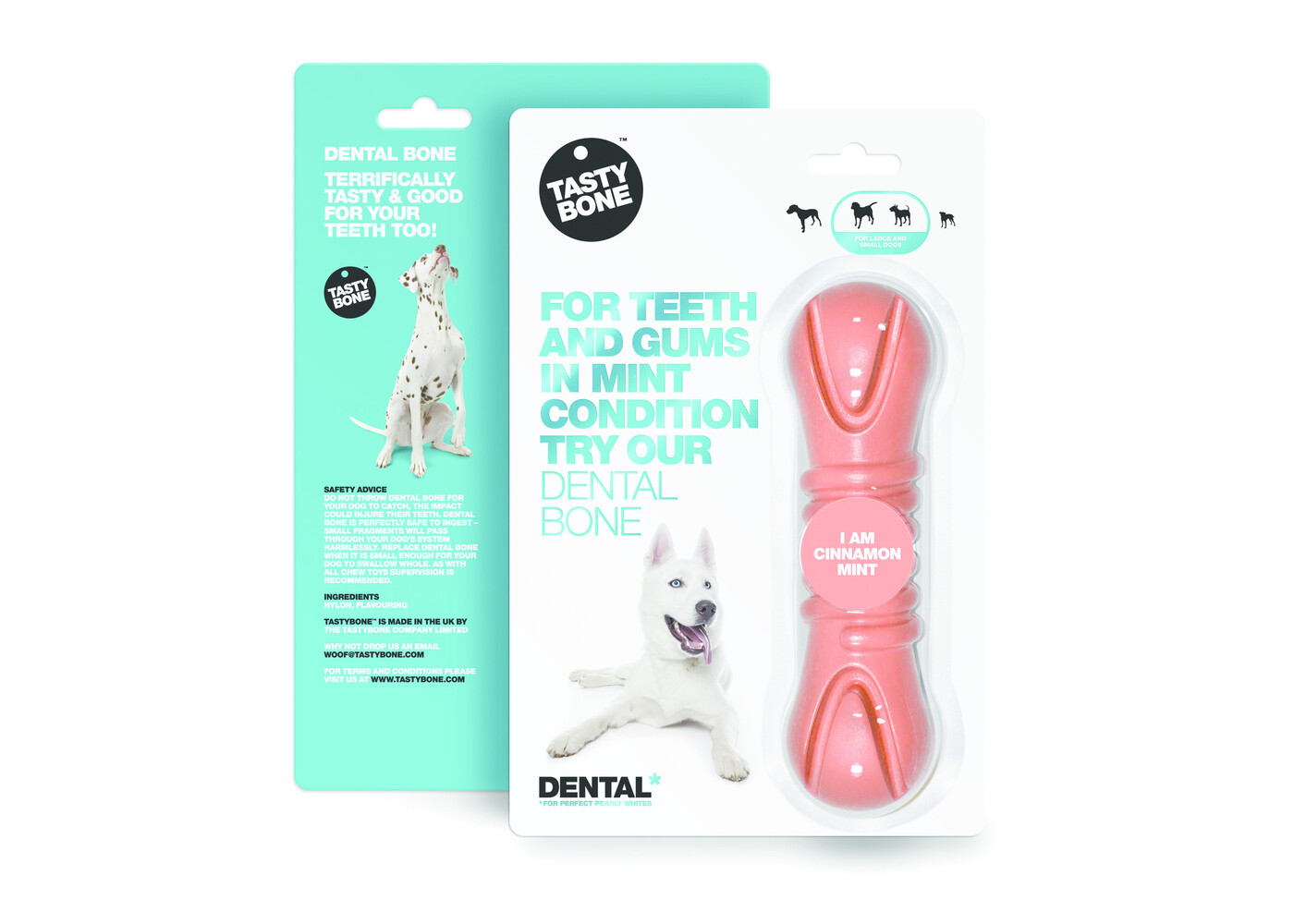 Tasty Bone Osso dentale - Cannella e menta