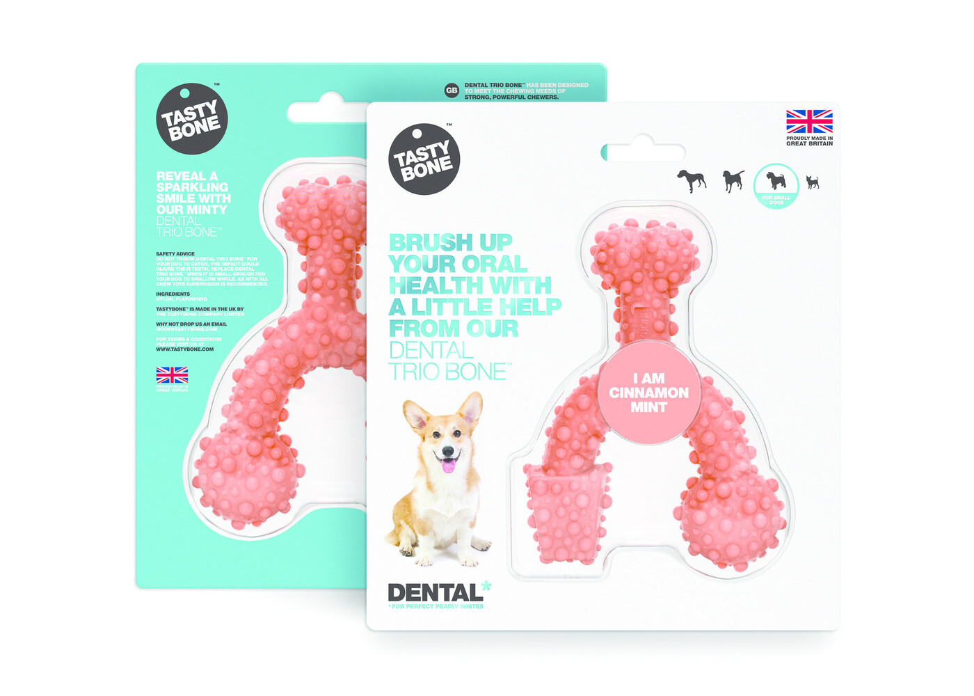 Tasty Bone Dental Trio Bone - Cannella e menta piccolo