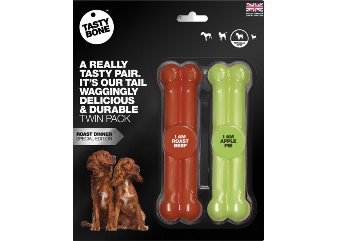 Tasty Bone Twinpack Roast Dinner - Roast Beef + Torta Di Mele