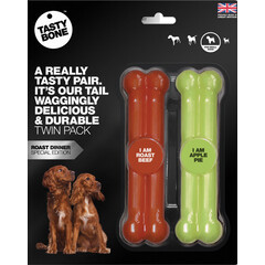 Tasty Bone TOY Twinpack Roast Dinner - Roast Beef + Apple Pie