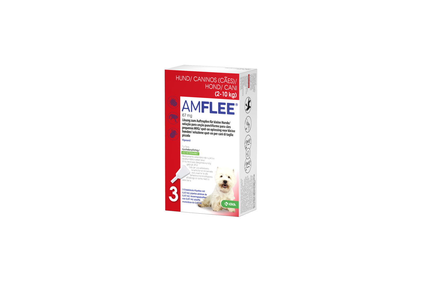 Amflee Amflee Spot On Hund S 3 Pip  2 - 10 kg