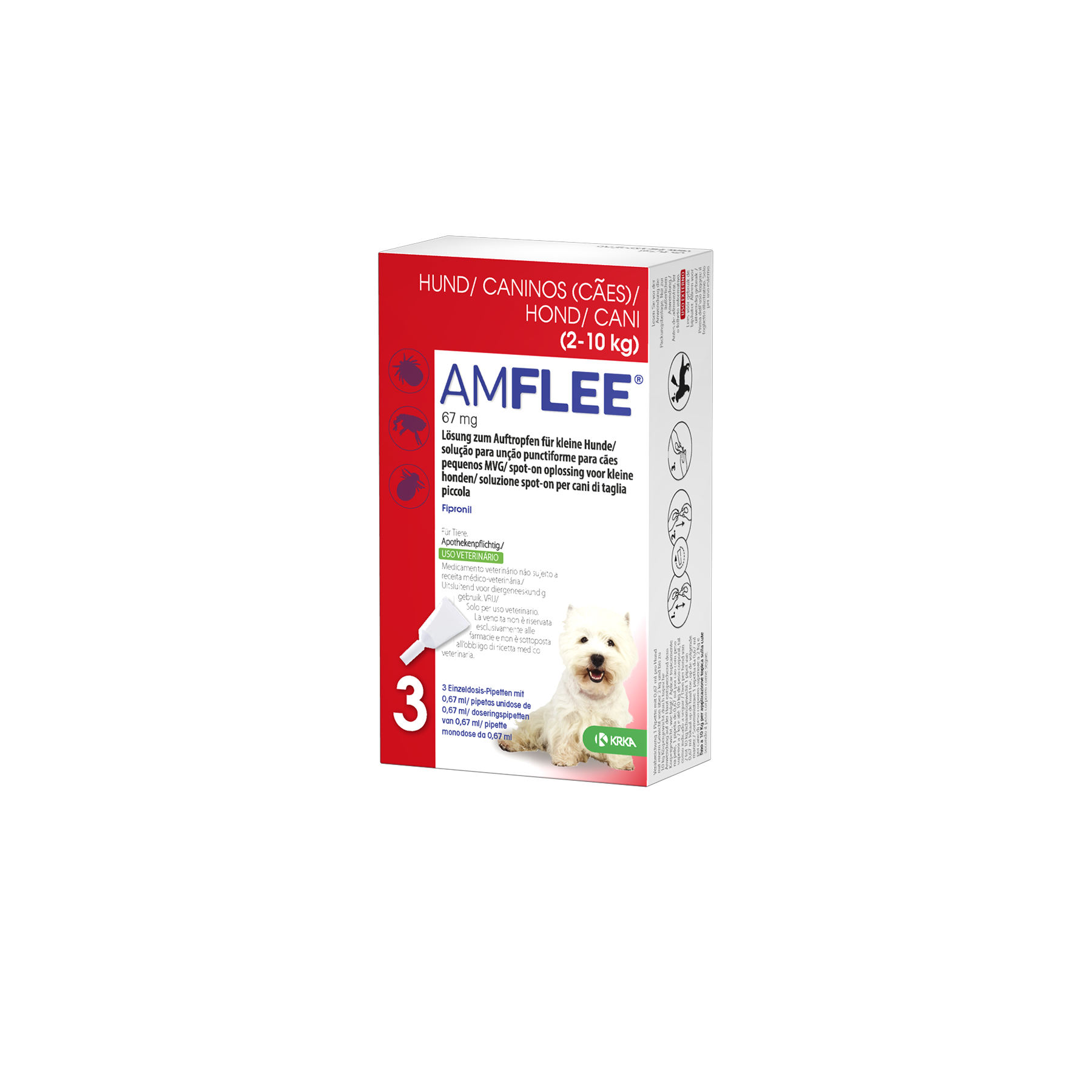 Amflee Amflee Spot On Hund S 3 Pip  2 - 10 kg