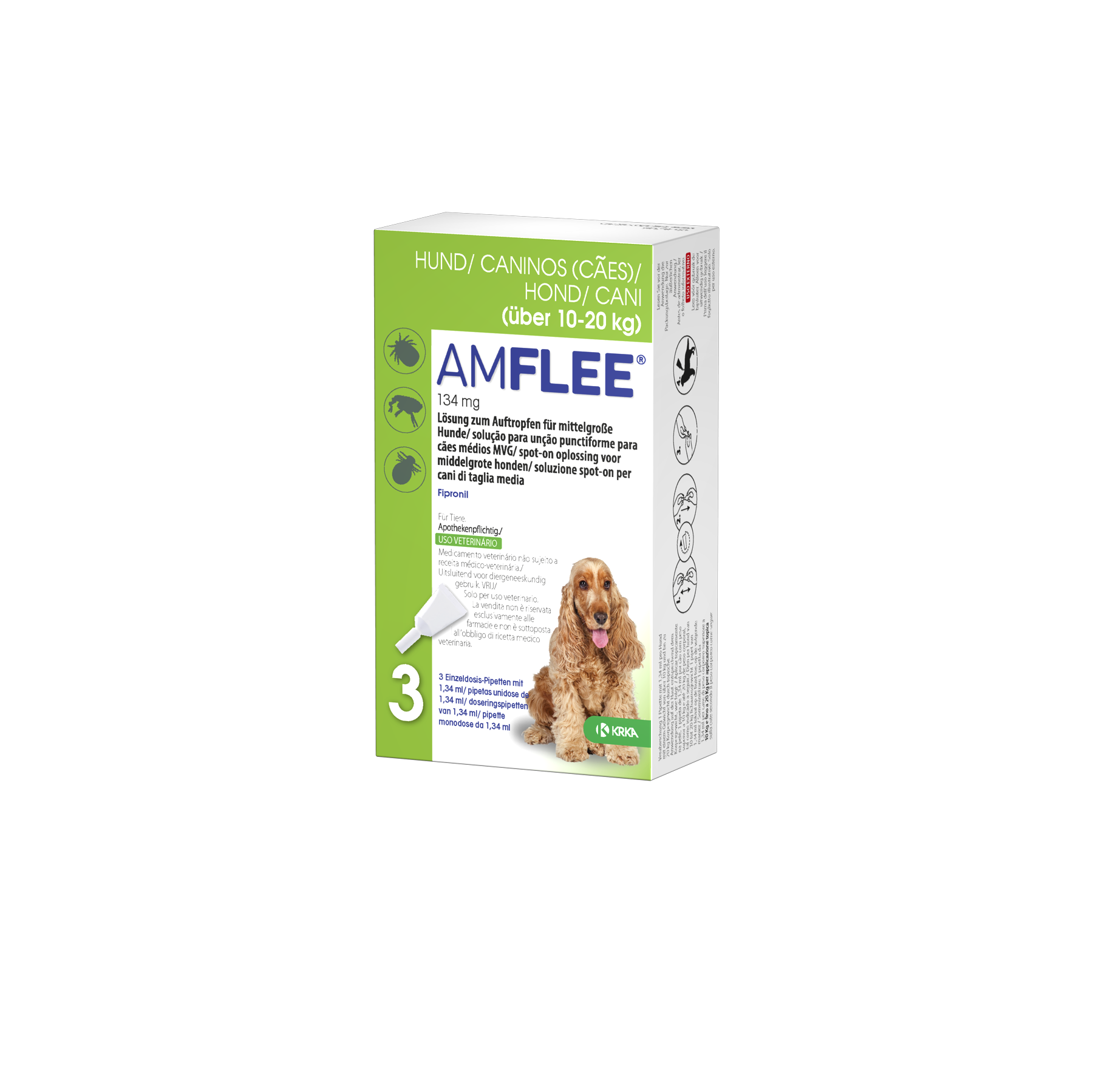 Amflee Spot On Cane M 134mg