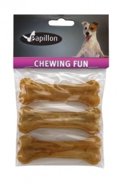 Papillon Pet Products 3 Ossi da masticare pressati, naturali