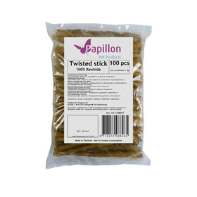 Papillon Pet Products 100 bastoncini avvolgibili naturali