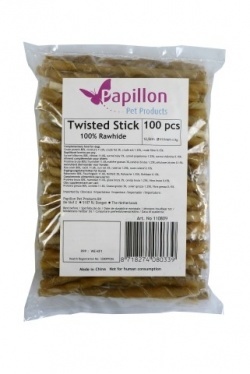 Papillon Pet Products 100 bastoncini avvolgibili naturali