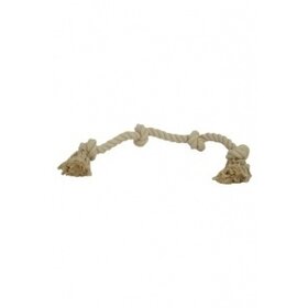 Papillon Pet Products Flostouw bianco 4 nodi