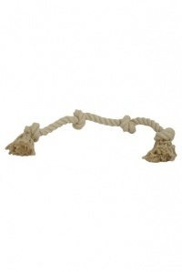 Papillon Pet Products Flostouw bianco 4 nodi