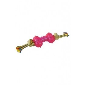 Papillon Pet Products Corda galleggiante 2 nodi con osso in TPR 33 cm