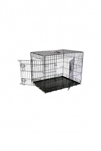 Papillon Pet Products Light weight wire cage 2-doors black