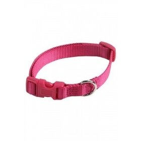 Papillon Pet Products Adjustable nylon collar color pink