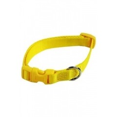 Papillon Pet Products Adjustable nylon collar color yellow