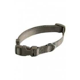 Papillon Pet Products Collare regolabile in nylon colore grigio