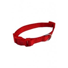 Papillon Pet Products Collare regolabile in nylon colore rosso