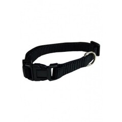 Papillon Pet Products Verstellbares Nylonhalsband Farbe schwarz