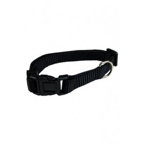 Papillon Pet Products Collare regolabile in nylon colore nero