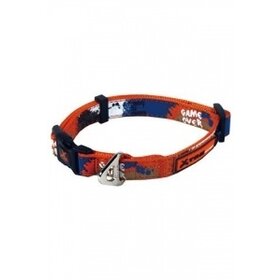 Papillon Pet Products Collare regolabile in nylon X-TRM Rock-N-Roll colore arancione